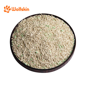 <span class=keywords><strong>Wolfskin</strong></span> Litière écologique pour chat en tofu Forme de bande sans poussière le meilleur choix pour l'hygiène féline Vente en gros - Product Image 5