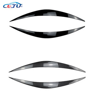 Cubierta de Faro de coche, faro de coche, ceja, párpado, tapa de ojos, embellecedor de cejas para Hyundai I30 I30N MK3 2017-2019 - Product Image 2