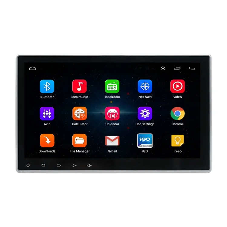 Universal 9 Inch Sentuh Layar Mobil Android Sterio Sistem 2din Car Radio Stereo Multimedia Video Player dengan Navigasi GPS