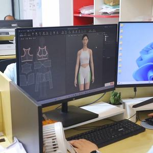 ชุดว่ายน้ำเซ็กซี่แบบ 2 ชิ้น ตัวอย่างฟรี แบบกำหนดเองได้ 3 มิติ เสื้อครอปแบบผูกคอ กระโปรงสั้นผูกข้าง ชุดบิกินี่ชายหาด ชุดว่ายน้ำผู้หญิง - Product Image 5