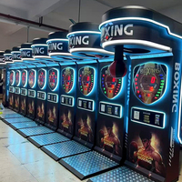 Machine de Jeu d'Arcade Focon à Monnayeur Multi-Valeurs, Jeu de Boxe Électronique et Mécanique en Acier Inoxydable et Fer