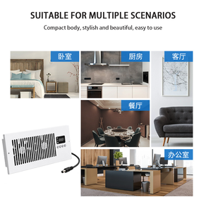 Nouveau ventilateur de surpression pour grille d'aération CVC avec contrôle intelligent de la température, pour conduits de climatisation et évacuation des airsoirs - Product Image 6