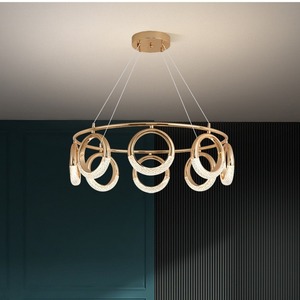 Nordic Modern Minimalist Ring Lamp for Living Room Bedroom <b>Dining</b> Room-AC Power Creative Designer Bedside Lamp - Product Image 6