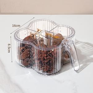 Nuevo y en Oferta: Organizador de Especias de Plástico de Cuatro Compartimentos para Cocina, Salero y Herramientas de Almacenamiento - Product Image 5