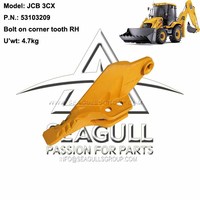 Pièces détachées pour excavatrice, dents de godet en acier allié 252101813, pointes de ripper pour chargeuse ZL50, marque SEAGULL