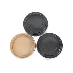 Bol en papier kraft biodégradable de qualité alimentaire, écologique, étanche, avec couvercle transparent pour salade et soupe - Product Image 6