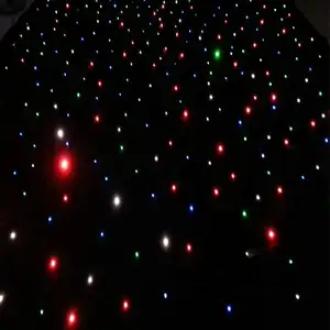 Dmx Control Led Light Curtain Full Color Led Star Curtain Light For Party Show Nightclub Decoration