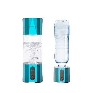 Taşınabilir hidrojen su jeneratörü şişe BPA ücretsiz platin kaplama SPE/PEM iyon membran hidrojen su 208ml