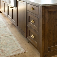 Meubles de cuisine ou îlots de rangement de style shaker, de qualité supérieure, en bois massif, prêts à assembler, avec évier intégré.