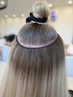 Kedatangan Baru 100% Rambut Asli Remy Cina Tipis Tak Terlihat Double Drawn Satu Donor Mesin Double Weft