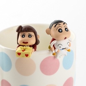6 pièces/ensemble petit artisanat <span class=keywords><strong>Crayon</strong></span> Shin-chan Anime figurine ensemble jouets Collection modèle ornements cadeau tasse accessoires 3 ~ 5cm - Product Image 4