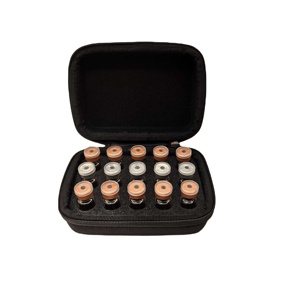 Sac de voyage isotherme antichoc en EVA rigide, étui de rangement étanche avec 15 compartiments pour flacons d'insuline de 10 ml, flacons de peptides de 2 ml et 3 ml - Product Image 5