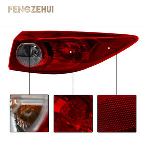 Luz Trasera Derecha para Pasajero, Estilo de Fábrica, Luz Trasera LED, Luces de Freno con Bombilla BJT151150A para <span class=keywords><strong>Mazda</strong></span> <span class=keywords><strong>3</strong></span> Sedán GS/<span class=keywords><strong>GT</strong></span>/GX - Product Image 2