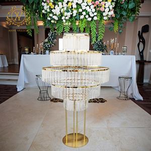 Bán Buôn 150Cm Cao Bảng Hàng Đầu Kim Loại Hoa Đứng Cho Đám Cưới Vàng Centerpieces Cưới Hoa Đứng Centerpieces - Product Image 5