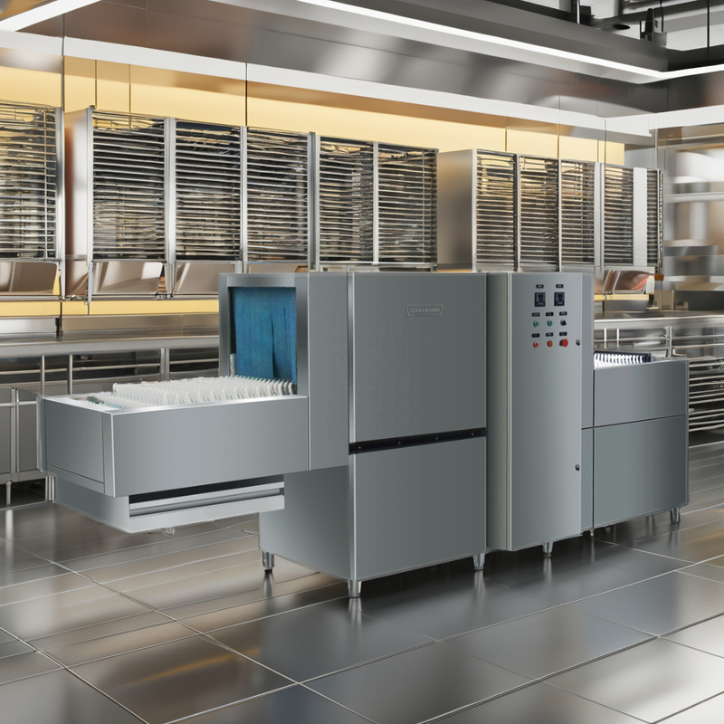 Commercial Freestanding Electric Dishwasher Automatic Smart