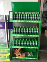 Support d'affichage d'huile moteur pour station-service robuste pour Castrol