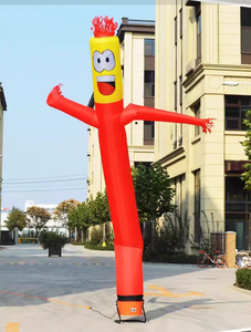 Muñeco Inflable Personalizable <span class=keywords><strong>de</strong></span> 6m/20 pies, Bailarín <span class=keywords><strong>de</strong></span> Aire <span class=keywords><strong>de</strong></span> Dos Patas, Tubo Inflable Ondulante, Resistente a los Rayos UV, para Publicidad Comercial - Product Image 4