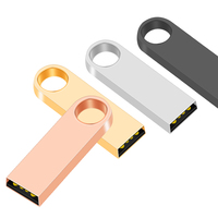 Clés USB personnalisées en métal avec logo, clés USB multicolores, clés USB 2.0, 1 Go, 2 Go, 4 Go, 8 Go, 16 Go, 32 Go, 64 Go, 128 Go, clé USB en cadeau