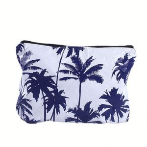 Baoren กระเป๋าเครื่องสำอางกระดาษดูปองท์ Tyvek กันน้ำลายดอกไม้สำหรับการเดินทางโลโก้ตามสั่ง - Product Image 1