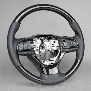 พวงมาลัยสปอร์ตทำจากไม้พีชแบบสปอร์ตสำหรับ <span class=keywords><strong>Lexus</strong></span> RCF GS350 SC430 <span class=keywords><strong>350</strong></span> 250 LX570 RX350 - Product Image 2