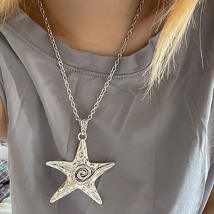 <span class=keywords><strong>Collana</strong></span> di stelle marine Cool, una nicchia retrò dolce e Cool stile ragazza sottocultura Instagram stella marina catena di clavicola N800258 - Product Image 2