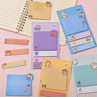 Nouveaux blocs-notes adhésifs écologiques uniques, blocs-notes adhésifs Kawaii, blocs-notes adhésifs avec logo imprimé