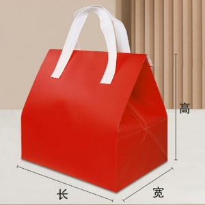 Customizable Logo Non-Woven Aluminum Foil Lined Insulated Food Storage Cooler Bag for Takeaway & Cake Shops Use - Product Image 1