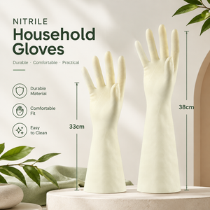 Gants en nitrile jetables pour usage domestique, résistants à l'eau, pour la cuisine, la vaisselle et la manipulation des aliments - Product Image 6