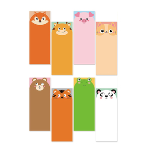 Creative Cute Cartoon Animal Scented <b>Sticky</b> <b>Notes</b> Paper Customized Color Self-adhesive Portable Tearable Student Gift - Product Image 1