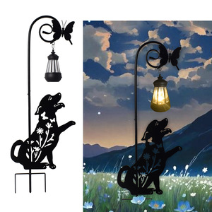Estaca de Jardín con Lámpara Solar, Estaca Decorativa con Forma de Flor y Gancho de Pastor, Resistente al Agua, Decoración con Luz Solar para Patio, Camino, Césped - Product Image 3