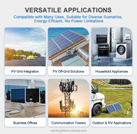 Paket Baterai Lithium LiFePO4 15kW 10-20kWh yang Dapat Ditumpuk 48V 200-314Ah AC All-In-One untuk Peralatan Rumah Tangga Off-grid Bersertifikasi CE ROHS 6000
