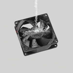 Tùy chỉnh OEM/ODM 40x40x10mm DC12V/24V không chổi than Duct Mount Quạt làm mát không thấm nước IP67/IP68 điện LED tạo độ ẩm 3D - Product Image 5