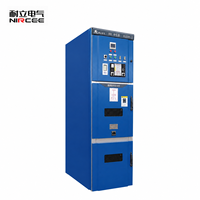 Tableau de commutation moyenne tension métallique escamotable NLK550-12 12kV 1250A 31.5kA VCB pour postes de transformation intérieurs