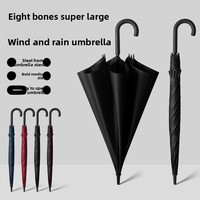Parapluie de golf automatique à long manche, parapluie droit, double usage soleil/pluie, parapluie pare-soleil, logo personnalisé, vente en gros