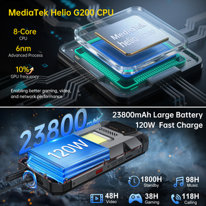 Teléfono Móvil 4G Unihertz Hike con Linterna de 1200 Lúmenes, 23800mAh, Visión Nocturna, NFC, 12+512GB, Android 14, Resistente - Product Image 5