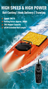 Modèle D80 <span class=keywords><strong>Bateau</strong></span> d'appât de pêche télécommandé durable avec une capacité de charge de 2 kg et un détecteur de poissons pour la pêche à la carpe - Product Image 2