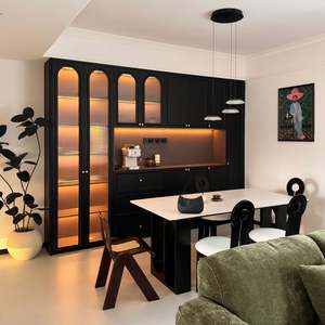 Customized Size Dining Room <b>Sideboard</b> Restaurant Furniture Made of Solid Wood Environmentally Protected Materials - Product Image 4