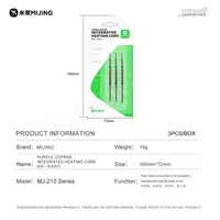 Ensemble d'outils à main Mijing C210 Series avec pointes de fer à souder intégrées et noyau chauffant, conduction thermique efficace, récupération de température
