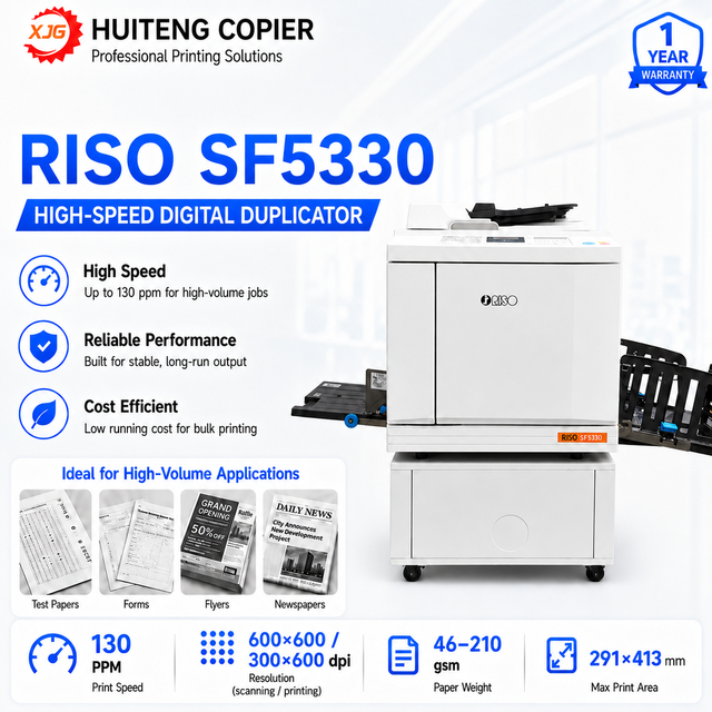Refurbished A3 Copier for RISO SF5330 SF 5330 Printers and Copiers Duplicator Machine Photocopy Digital Master Automatic Printer