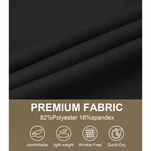 Shorts de golf pour jeunes garçons, taille mi-haute, séchage rapide, extensibles, en Spandex/Polyester, imprimés, style chino, 2T-18Y, uniforme scolaire, vêtements de sport - Product Image 6