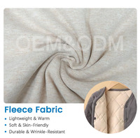 Tissu en polyester de haute qualité avec rayures, doublure en laine, polyester extensible, laine, soie et lyocell