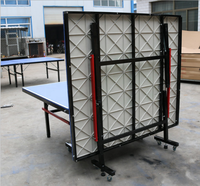 Tables de tennis de table pliables 15-18-25 mm, intérieur/extérieur, professionnelles, ping-pong, roues mobiles, verrouillage, entraînement, table de ping-pong