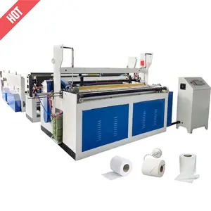 High speed toilet tissue manufacturing machine small rolling machine of toilet tissue paper