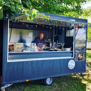 Carrito de Comida Rápida 2025 para Helados, Hot Dogs y Hamburguesas, Camión de Comida Móvil Totalmente Equipado, Remolque de Catering - Product Image 6