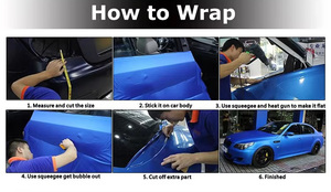 HIGHCOOL Car <b>Wrap</b> Film Color Changing UV Proof TPU Material Moonlight Blue Green Red Tinted Sticker Self Healing Anti Scratch - Product Image 6