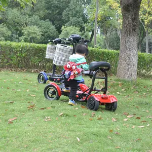 Definitely Worth the extra Very Sturdy &amp; the Quality Is There Compact Detachable Electric <strong>Bike</strong> Ebike <strong>4</strong> <strong>Wheel</strong> Scooter - Product Image 5