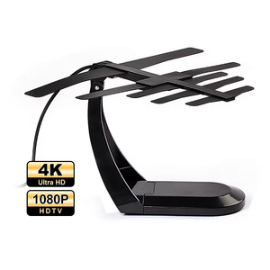 Antena de <span class=keywords><strong>TV</strong></span> digital HD aérea Yagi interior UHF VHF de alta ganancia Señal fuerte <span class=keywords><strong>para</strong></span> canales gratuitos 1080P - Product Image 1