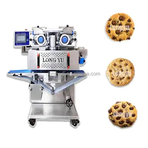 Yüksek verimli yüksek kaliteli otomatik çikolata cips kurabiye yapma makinesi kurabiye makinesi