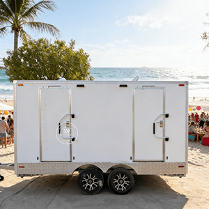 Toilettes portables de luxe pour l'extérieur, remorque de toilettes mobiles, toilettes portables <span class=keywords><strong>avec</strong></span> eau, remorques de toilettes - Product Image 6