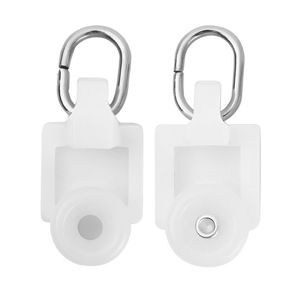 Rèm theo dõi với vòng kim loại Nano ròng rọc thanh câm ròng rọc chạy tàu lượn và con lăn phụ kiện Số mô hình - Product Image 1